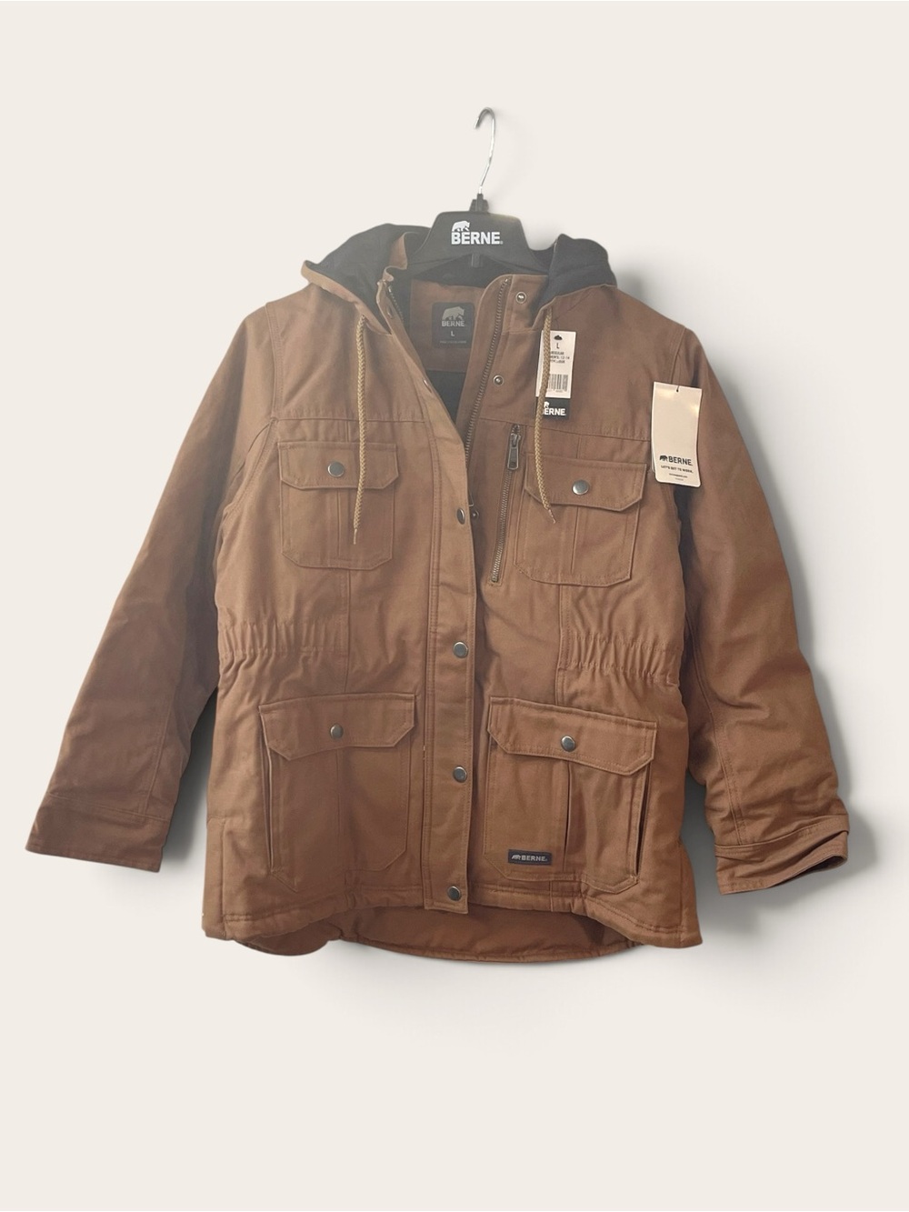 Berne Work Jacket Insulated Heavy Duty Size L
